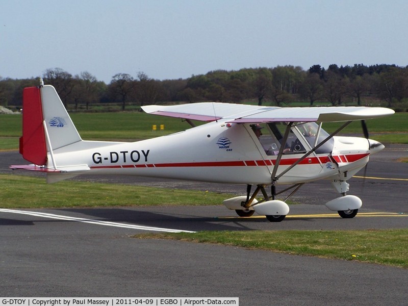 G-DTOY, 2003 Comco Ikarus C42 FB100 C/N 0309-6570, Visitor to Halfpenny Green.
