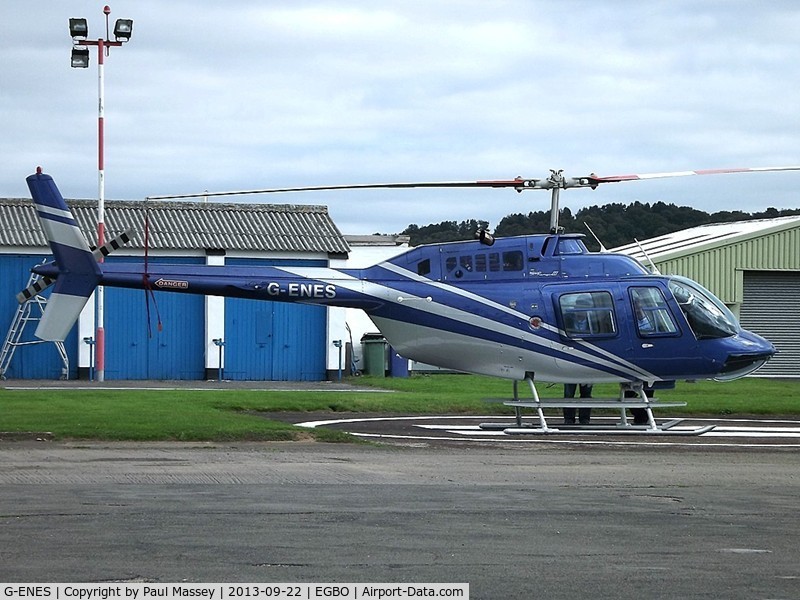 G-ENES, 2006 Bell 206B-3 Jet Ranger III C/N 4601, @ Halfpenny Green Airfield.EX:-C-FFQR.