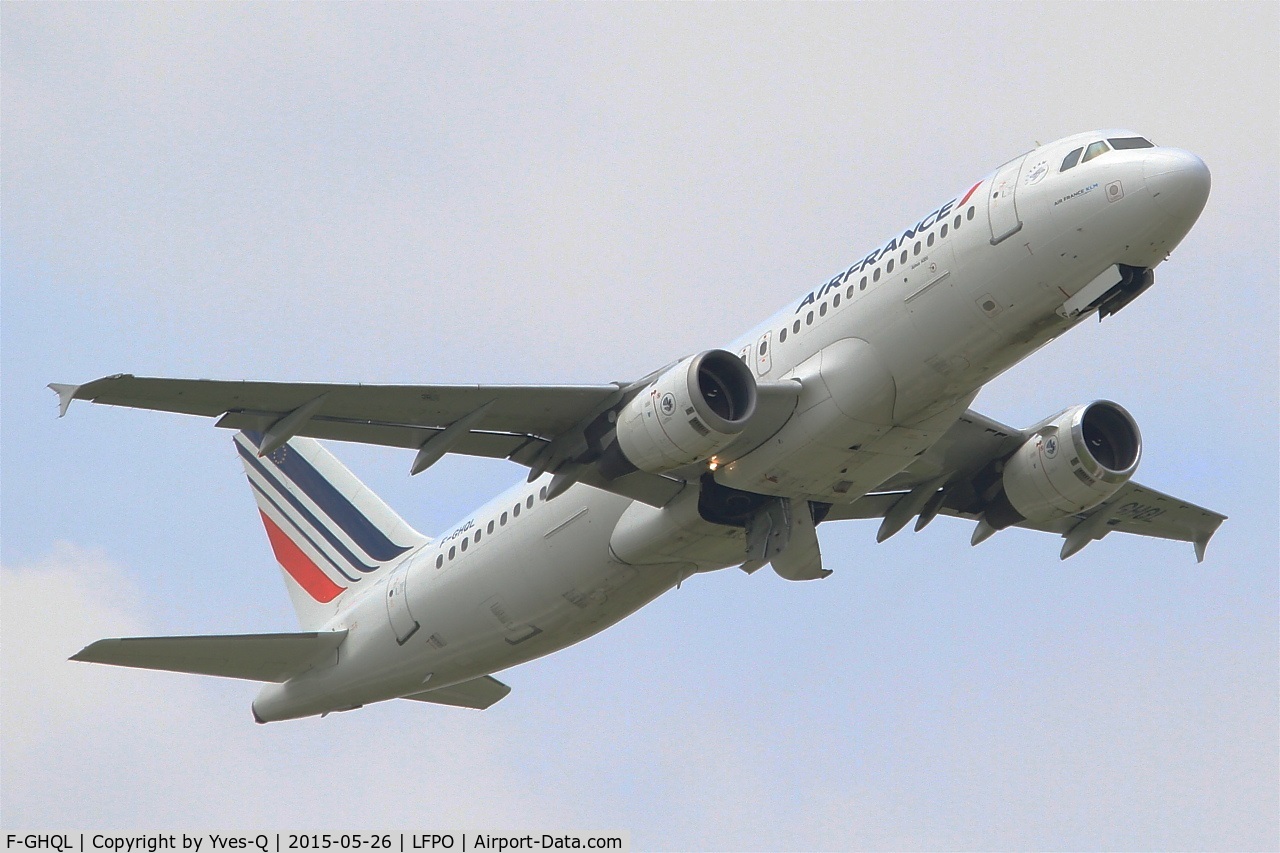 F-GHQL, 1991 Airbus A320-211 C/N 0239, Airbus A320-211, Take off rwy 08, Paris-Orly airport (LFPO-ORY)