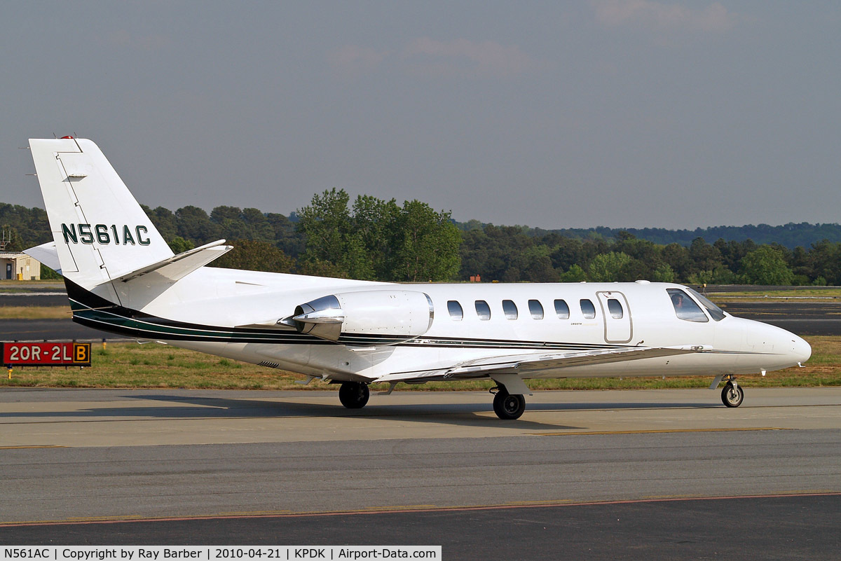 N561AC, Cessna 560 Citation V C/N 560-0218, Cessna Citation V (560-0218] Atlanta-Dekalb Peachtree~N 21/04/2010