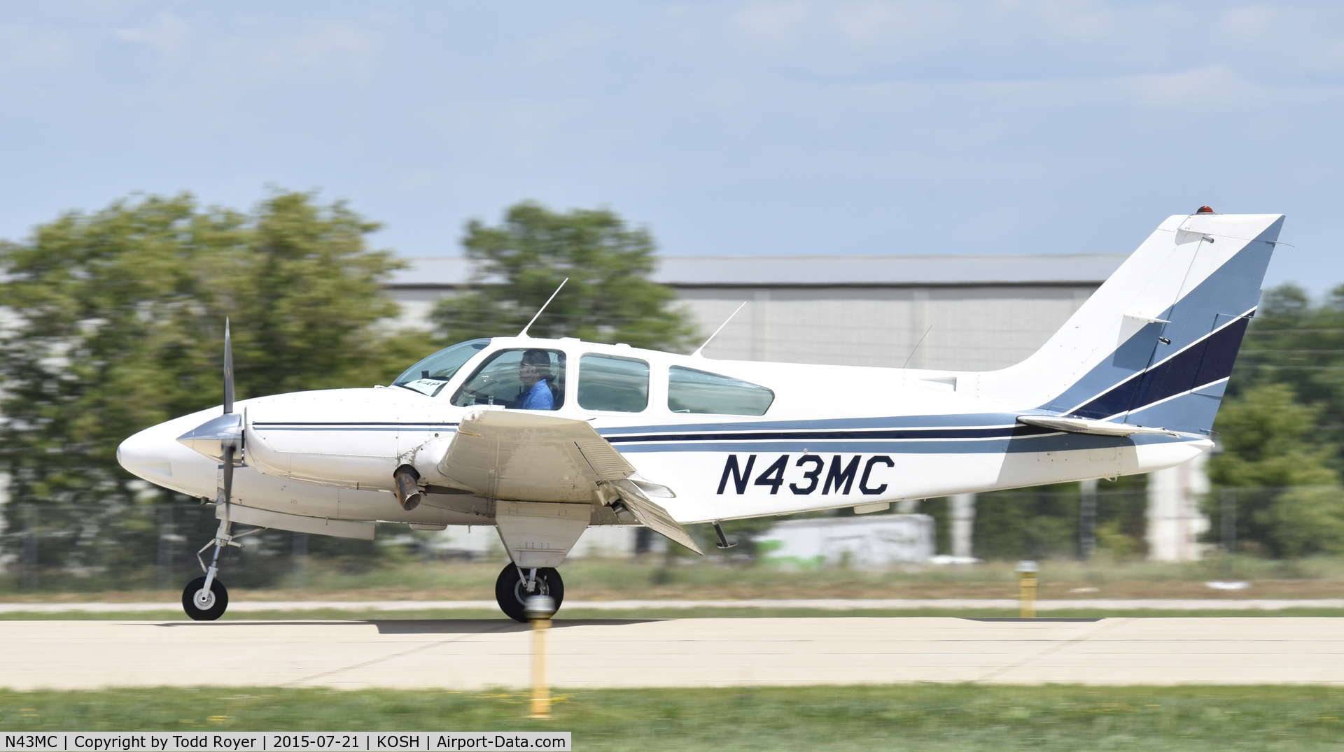 N43MC, 1970 Beech A56TC C/N TG-85, Airventure 2015