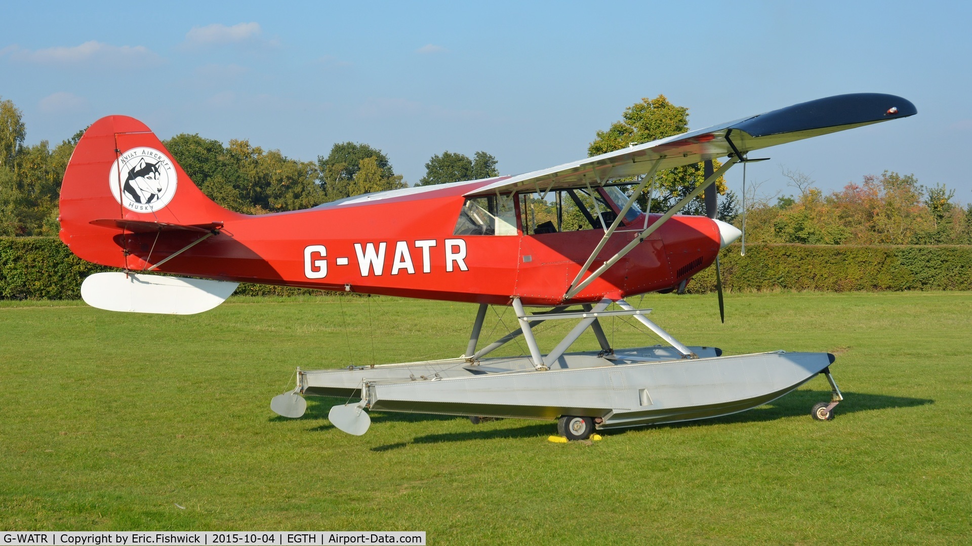 G-WATR, 1988 Christen A-1 Husky C/N 1040, 2, G-WATR at The Shuttleworth 'Uncovered' Airshow (Finale,) Oct. 2015.