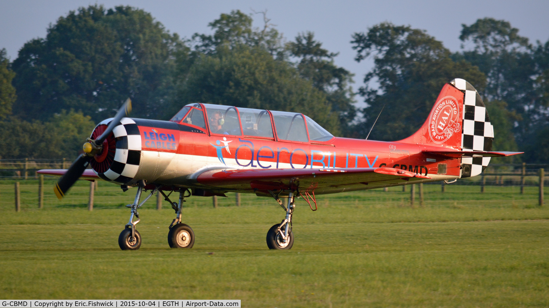 G-CBMD, 1982 Bacau Yak-52 C/N 822710, 3. G-CBMD at The Shuttleworth 'Uncovered' Airshow (Finale,) Oct. 2015.