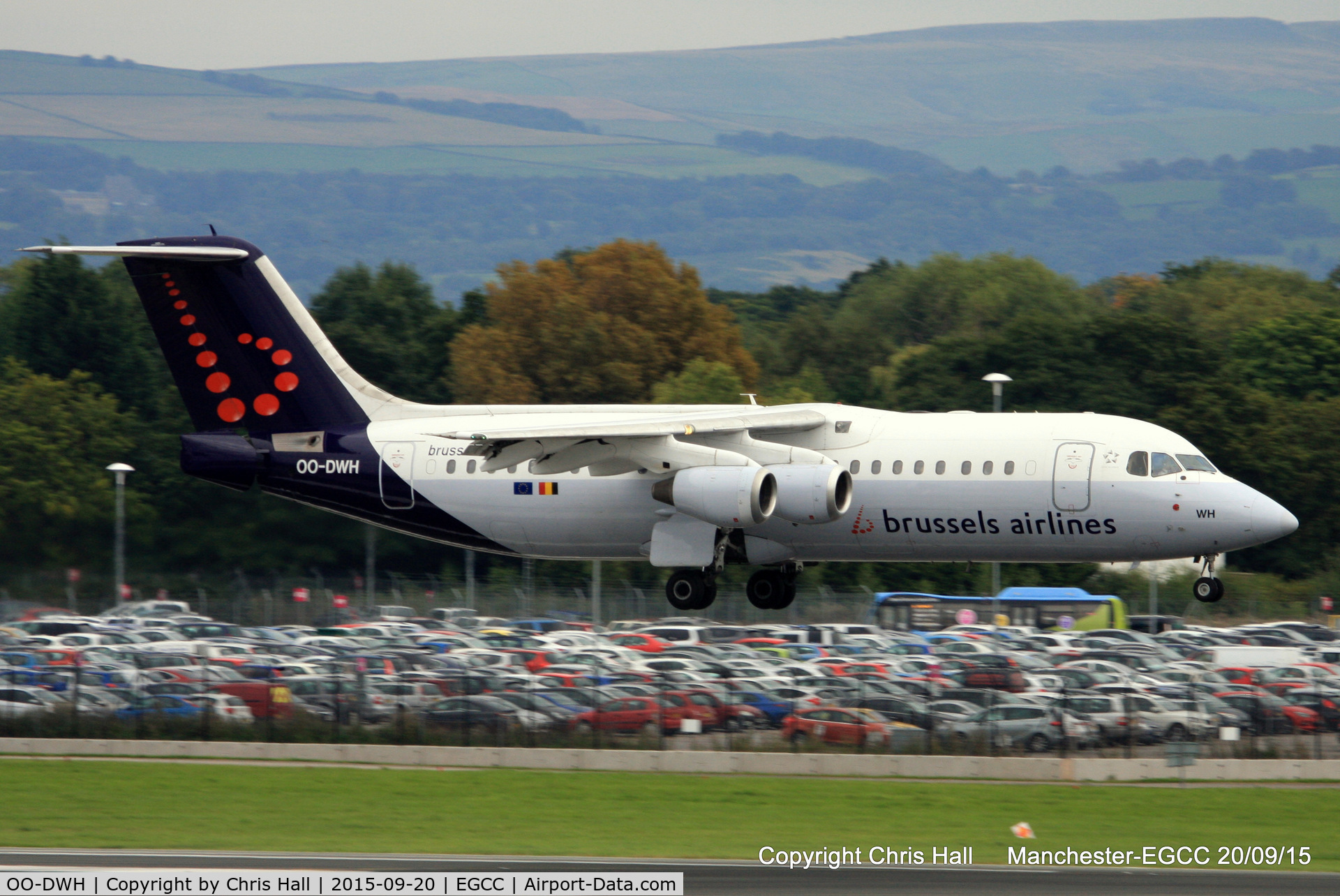 OO-DWH, 1998 British Aerospace Avro 146-RJ100 C/N E3340, Brussels Airlines