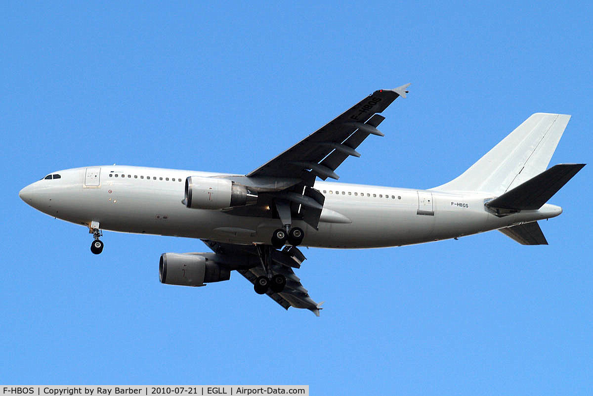 F-HBOS, 1993 Airbus A310-325/ET C/N 674, Airbus A310-325 [674] (Blue Line) Home~G 21/07/2010. On approach 27R.