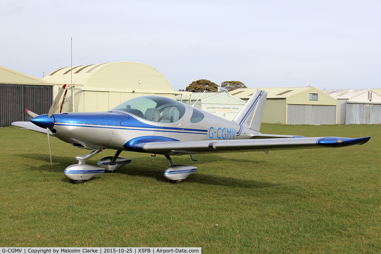 G-CGMV, 2010 Roko Aero NG4 HD C/N 031/2010, Roko Aero NG4 HD, Fishburn Airfield, October 25th 2015.