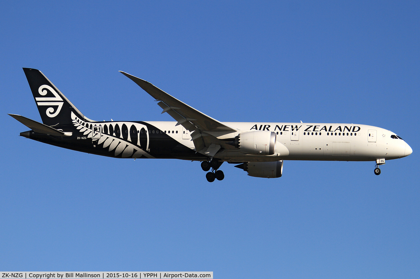ZK-NZG, 2014 Boeing 787-9 Dreamliner Dreamliner C/N 37963, in from AKL after 7 hours