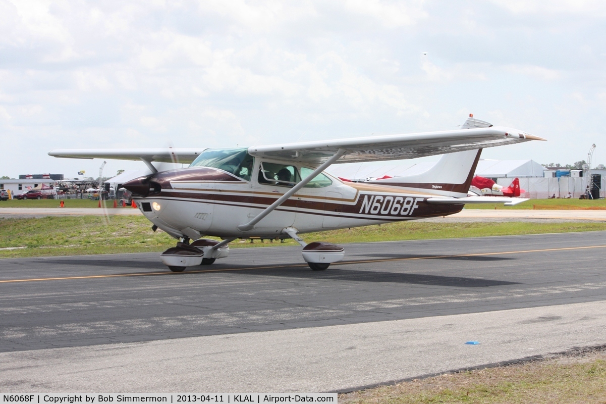 N6068F, 1975 Cessna 182P Skylane C/N 18264084, Sun N Fun 2013