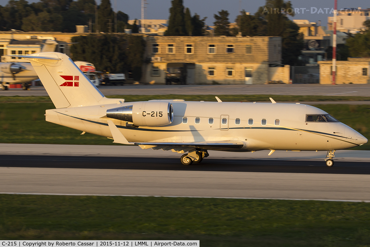 C-215, 2001 Bombardier Challenger 604 (CL-600-2B16) C/N 5515, Valletta Immigration Summit 2015