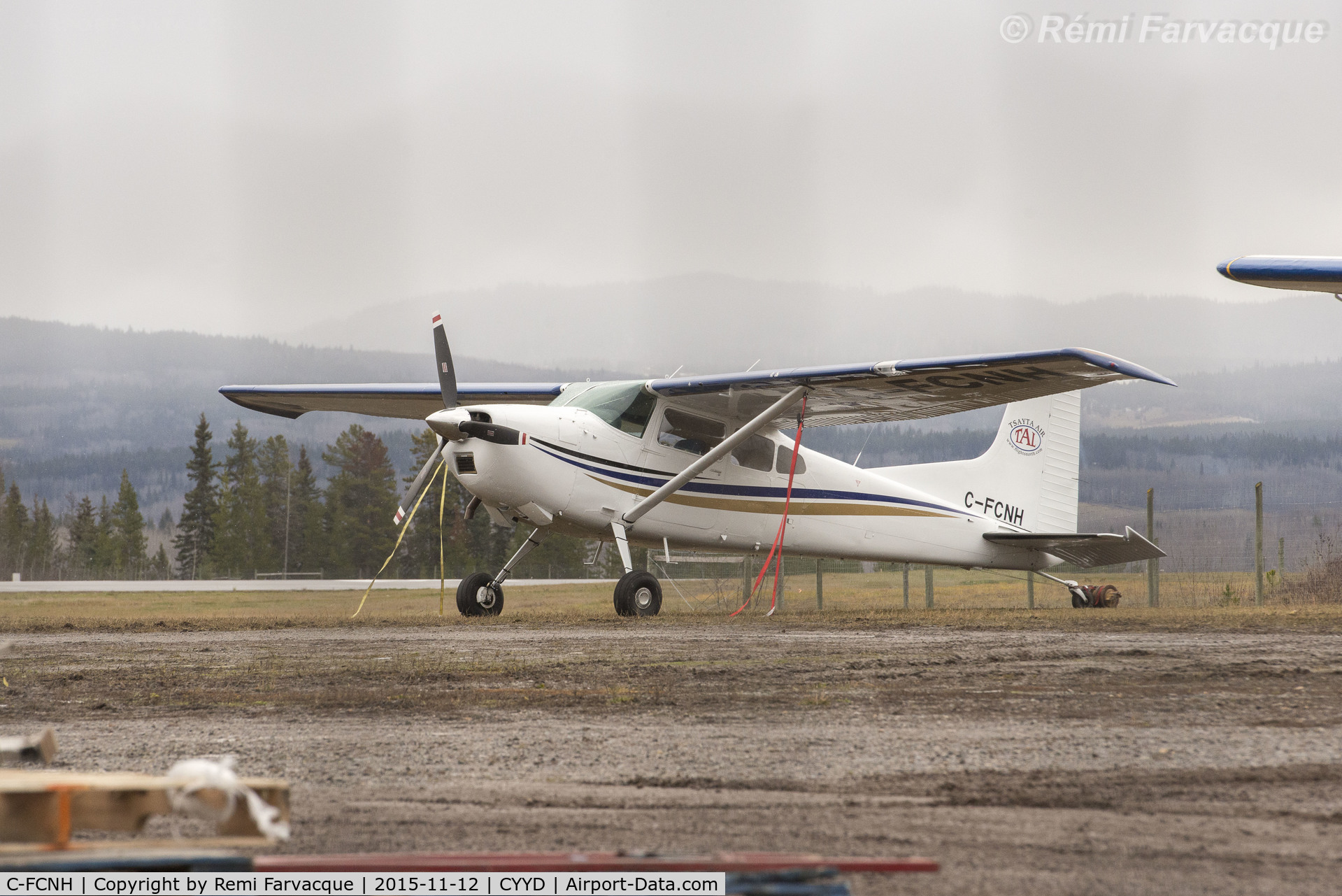 C-FCNH, 1972 Cessna A185E Skywagon 185 C/N 18501944, Parked at Tsayta Air hanger.