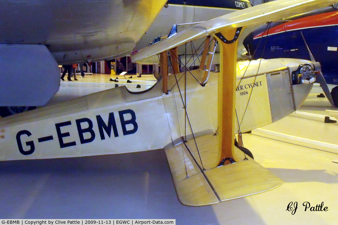 G-EBMB, 1924 Hawker Cygnet 1 C/N 1, Preserved within the Royal Air Museum at RAF Cosford EGWC.