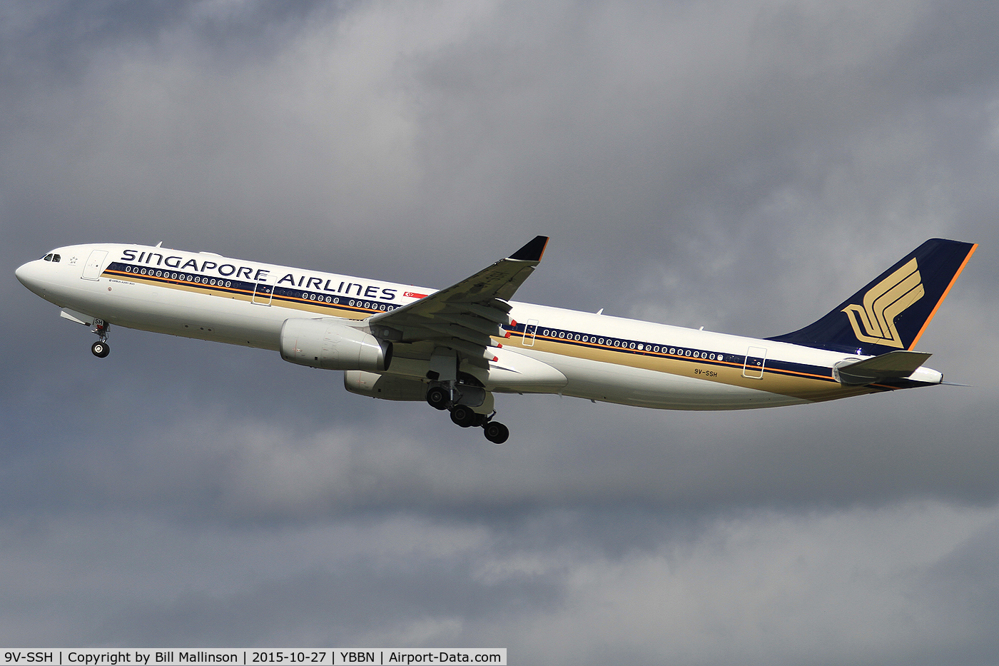 9V-SSH, 2015 Airbus A330-343 C/N 1648, away from 01