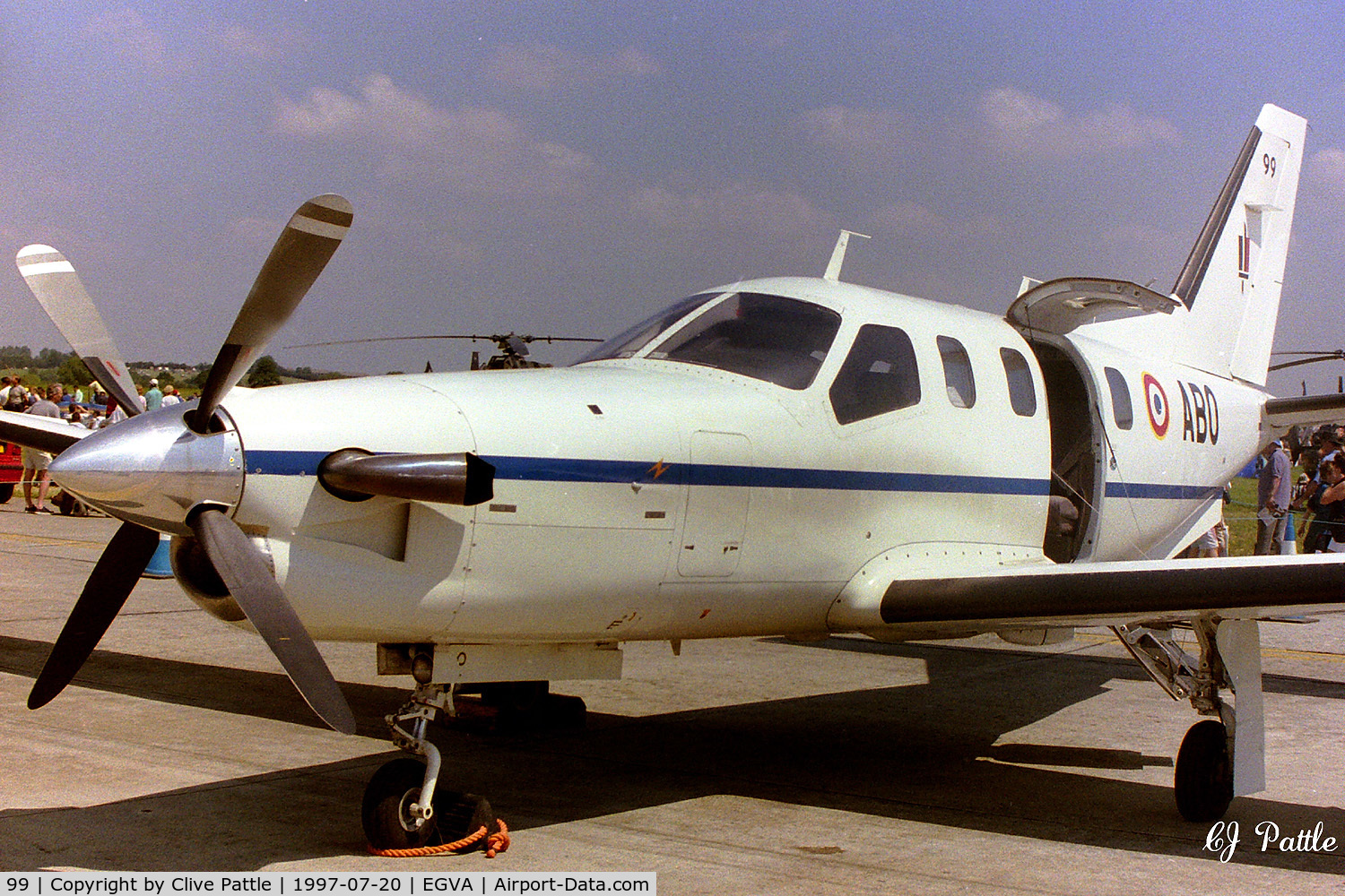 99, 1994 Socata TBM-700 C/N 99, Scanned from print - At RIAT '97 EGVA