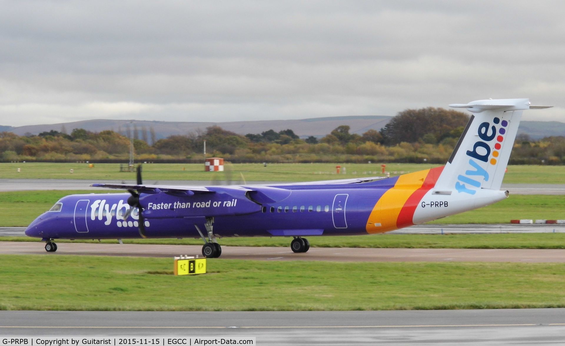 G-PRPB, 2010 Bombardier DHC-8-402 Dash 8 C/N 4333, At Manchester