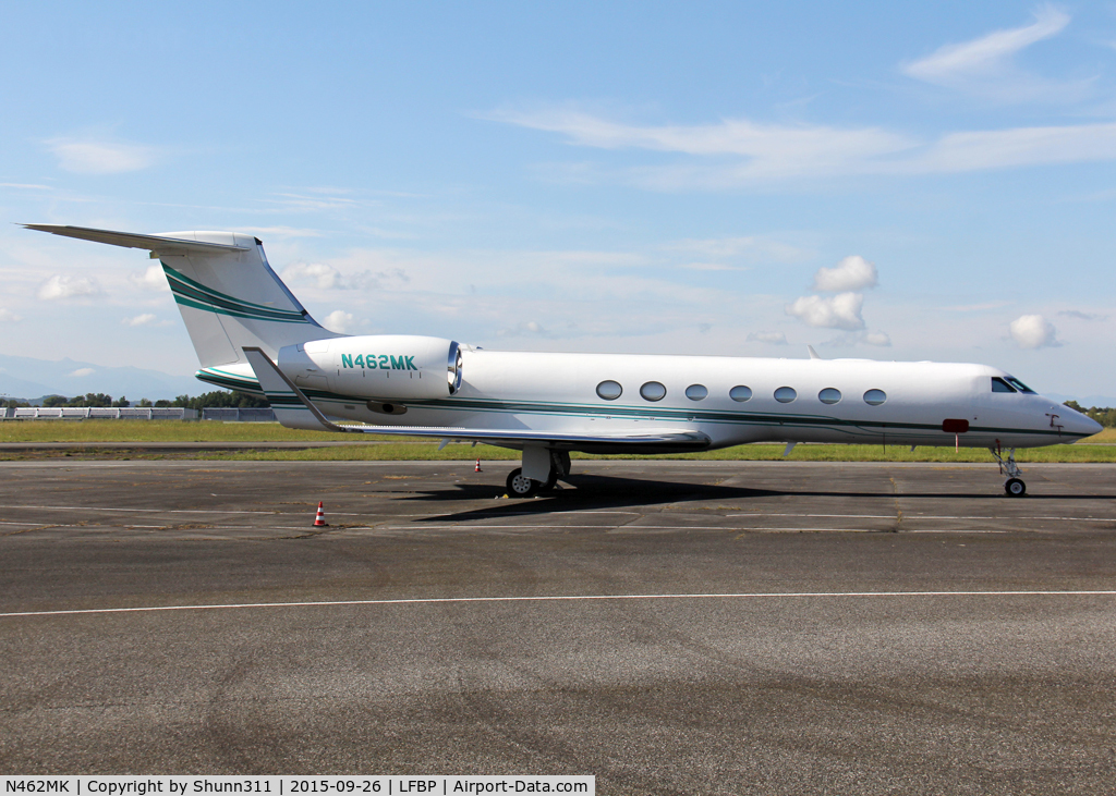 N462MK, 2012 Gulfstream Aerospace GV-SP (G550) C/N 5362, Parked at the General Aviation area...