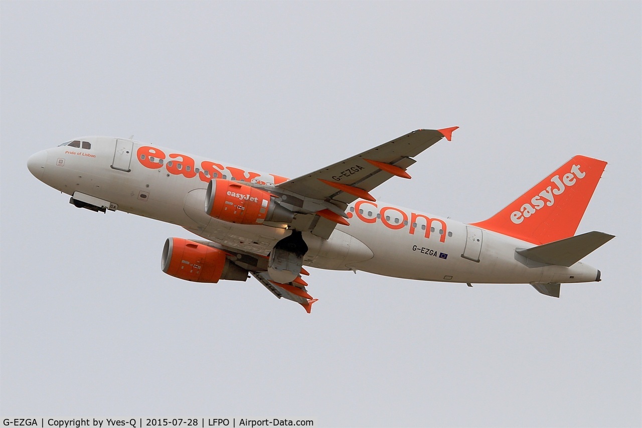 G-EZGA, 2010 Airbus A319-111 C/N 4427, Airbus A319-111, Take off rwy 24, Paris-Orly airport (LFPO-ORY)