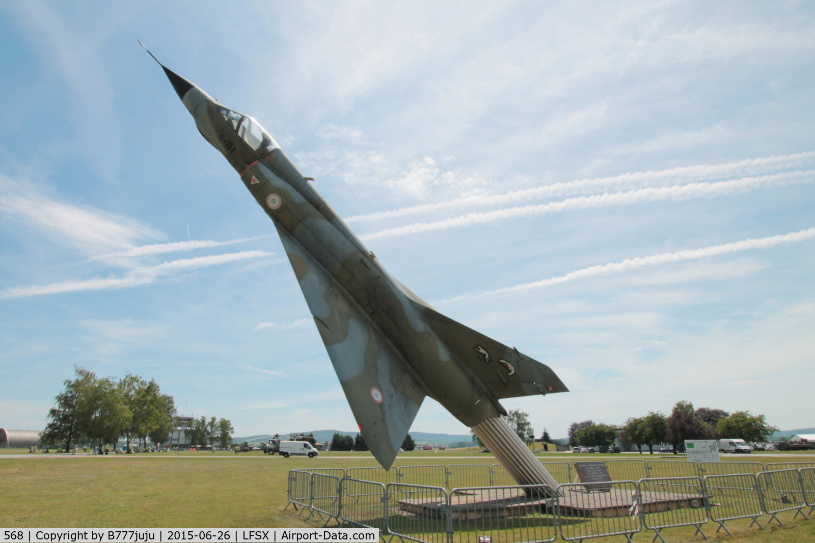568, Dassault Mirage IIIE C/N 568, at Luxeuil