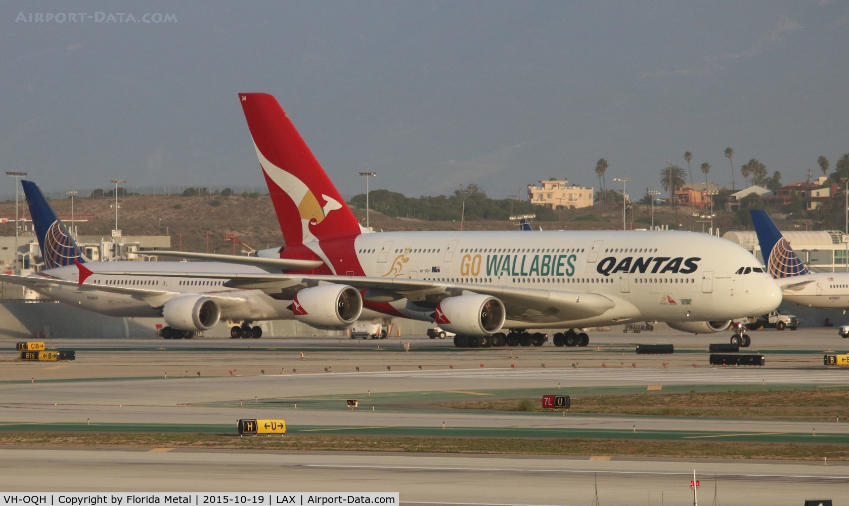 VH-OQH, 2009 Airbus A380-842 C/N 050, Qantas Wallabies A380