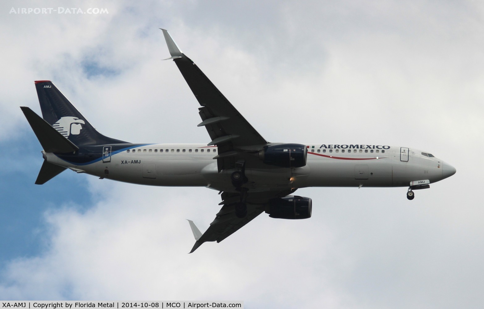 XA-AMJ, 2012 Boeing 737-852 C/N 36701, Aeromexico