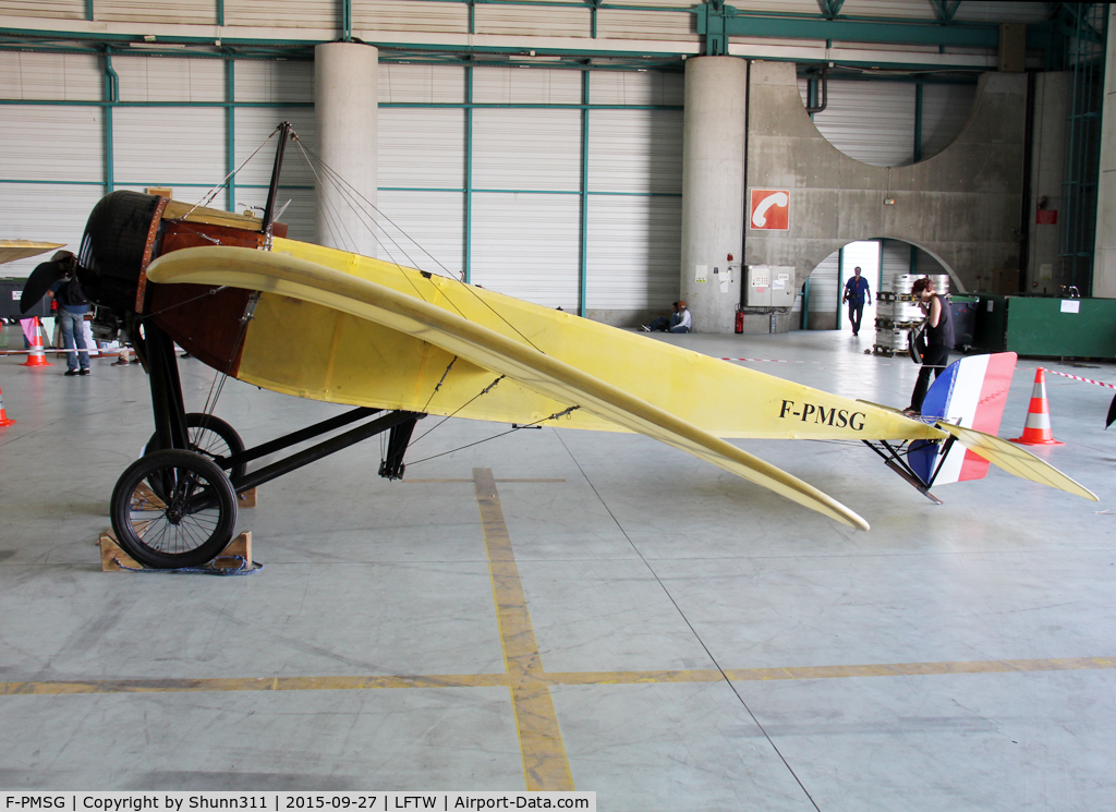 F-PMSG, 2013 Morane-Saulnier Type G Replica C/N 01-RA, Exhibited during FNI Airshow 2015