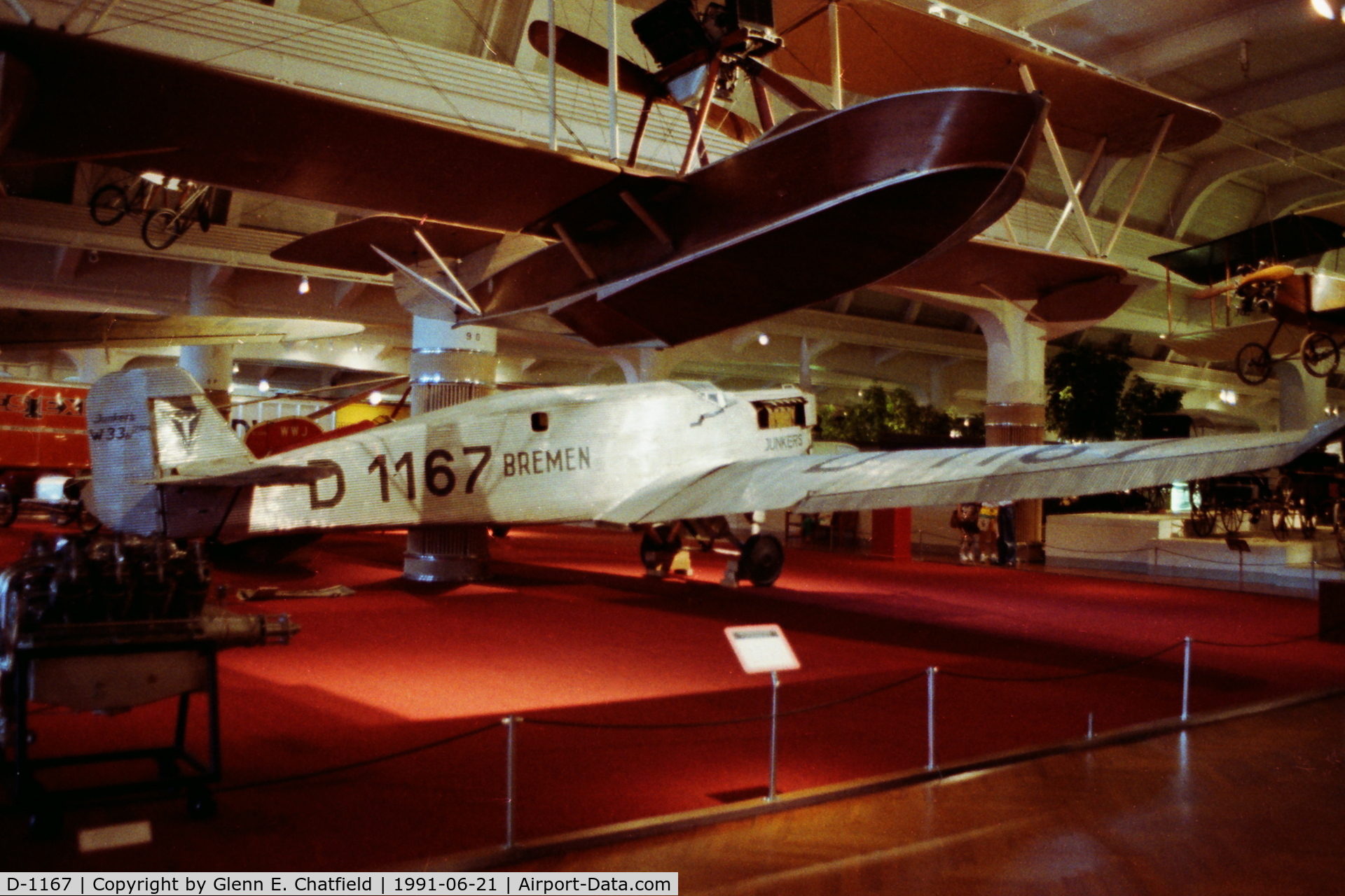 D-1167, Junkers W 33b C/N 2504, At the Henry Ford Museum