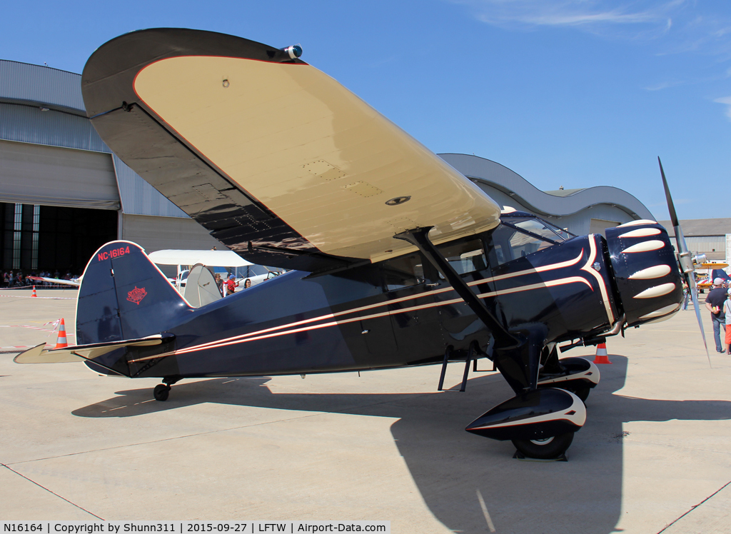 N16164, 1936 Stinson SR-8E Reliant C/N 9737, Exhibited during FNI Airshow 2015
