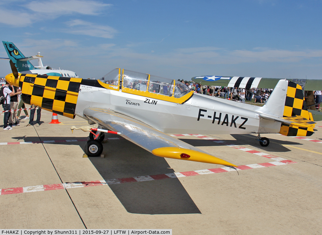 F-HAKZ, Zlin Z-526 Trener Master C/N 1322, Exhibited during FNI Airshow 2015