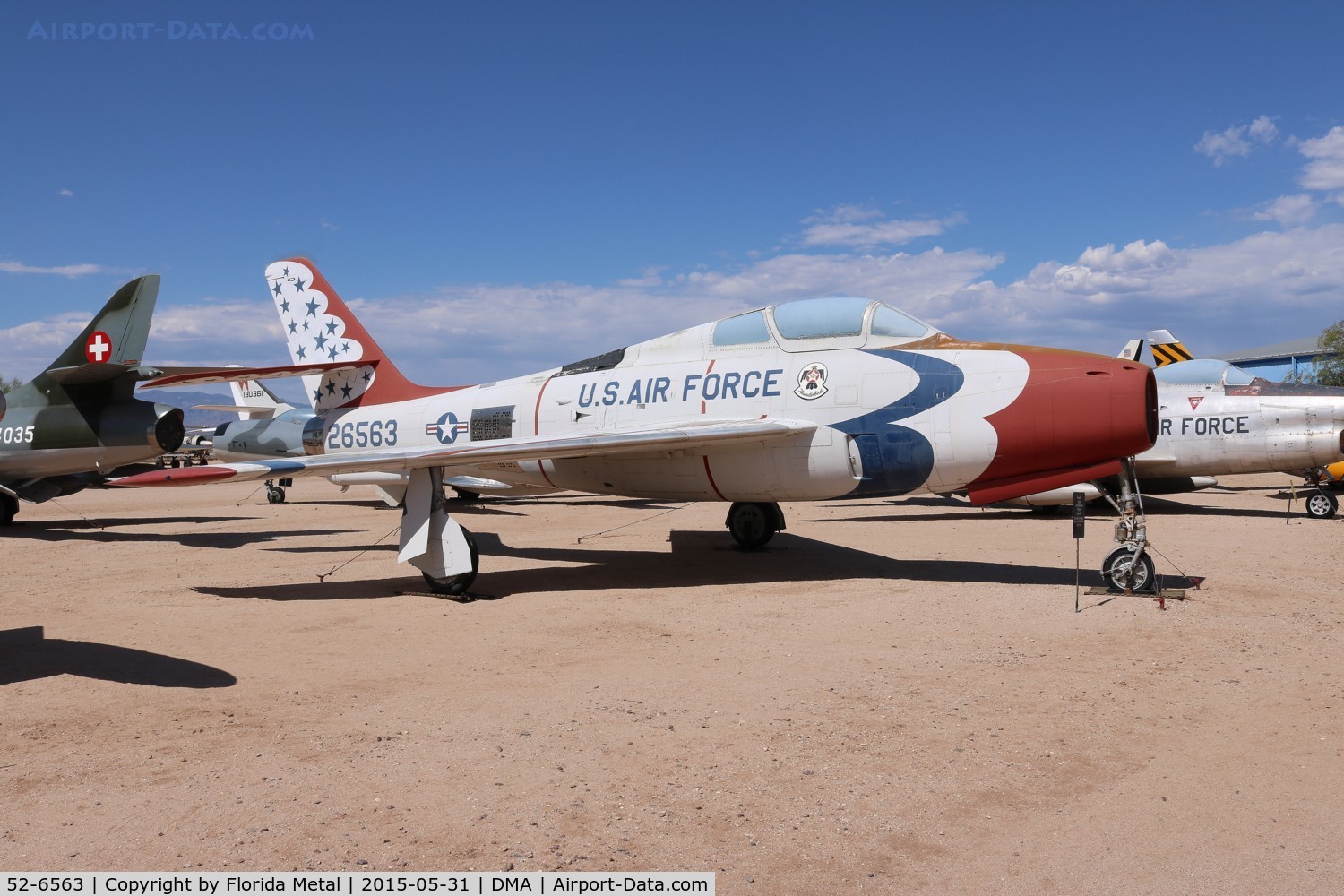52-6563, Republic F-84F Thunderstreak C/N Not found 52-6563, F-84F Thunderstreak