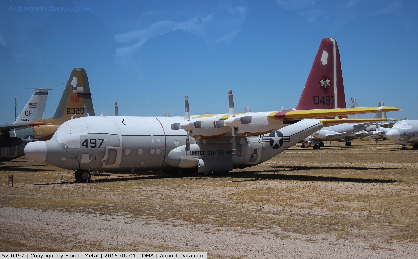57-0497, 1957 Lockheed DC-130A Hercules C/N 182-3204, DC-130A Hercules