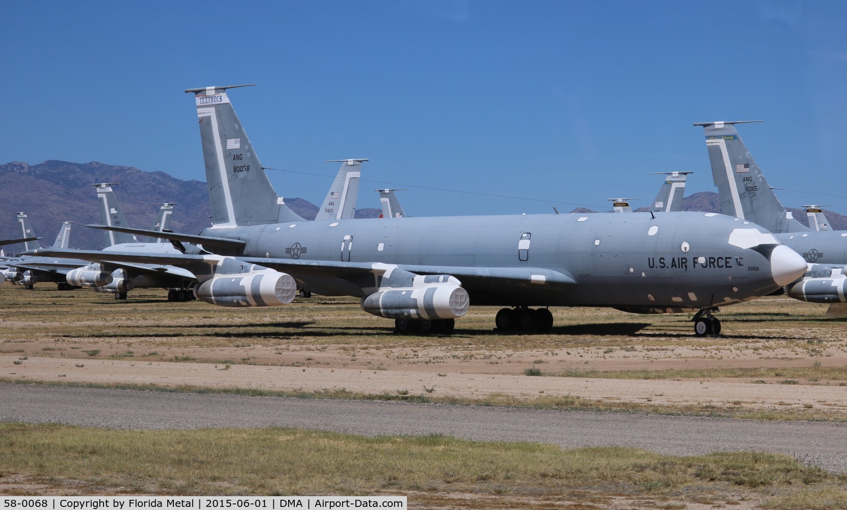 58-0068, 1958 Boeing KC-135E Stratotanker C/N 17813, KC-135E