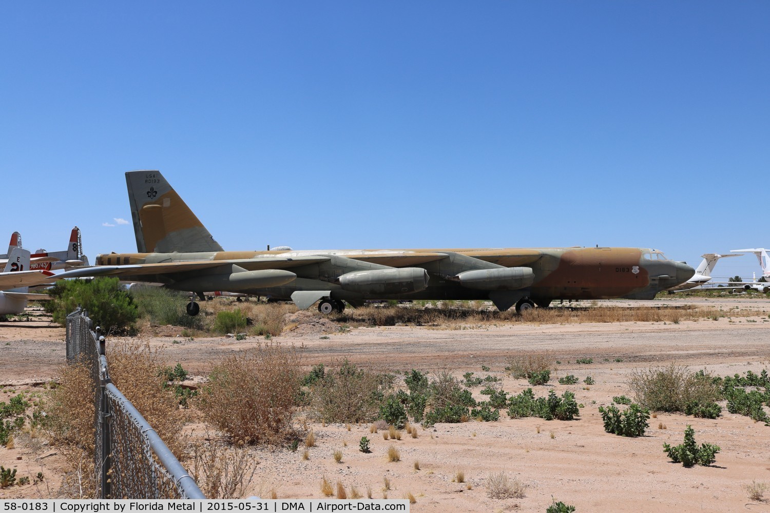 58-0183, 1958 Boeing B-52G Stratofortress C/N 464251, B-52G