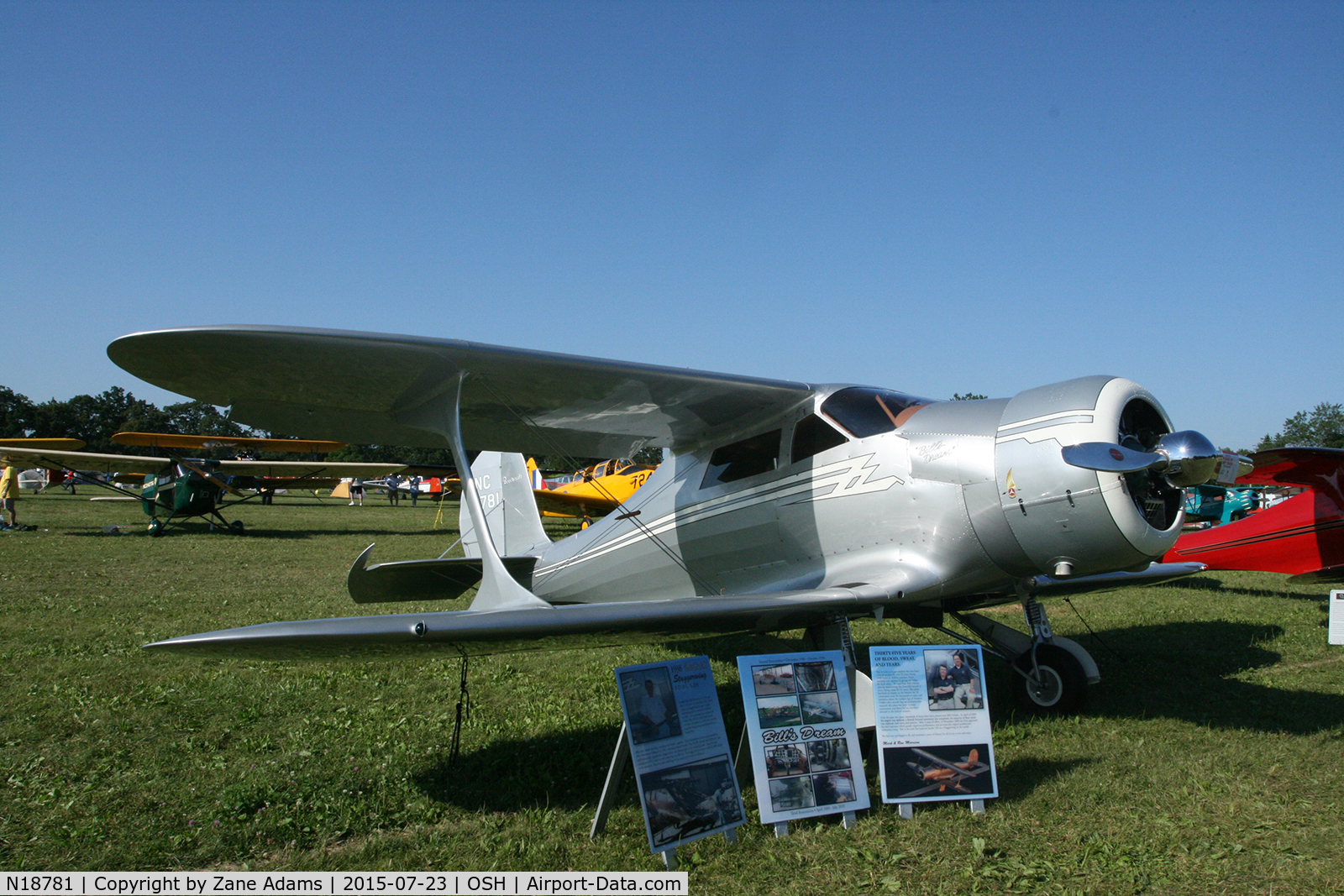 N18781, 1938 Beech F17D Staggerwing C/N 204, 2015 EAA AirVenture - Oshkosh, Wisconsin