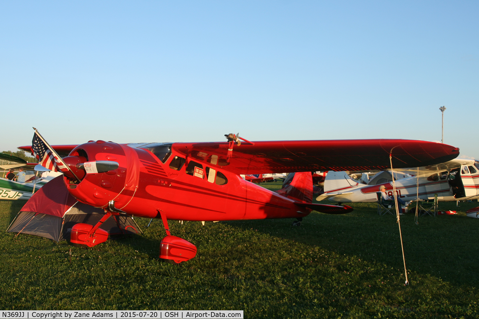 N369JJ, 1950 Cessna 195A C/N 7510, 2015 EAA AirVenture - Oshkosh, Wisconsin