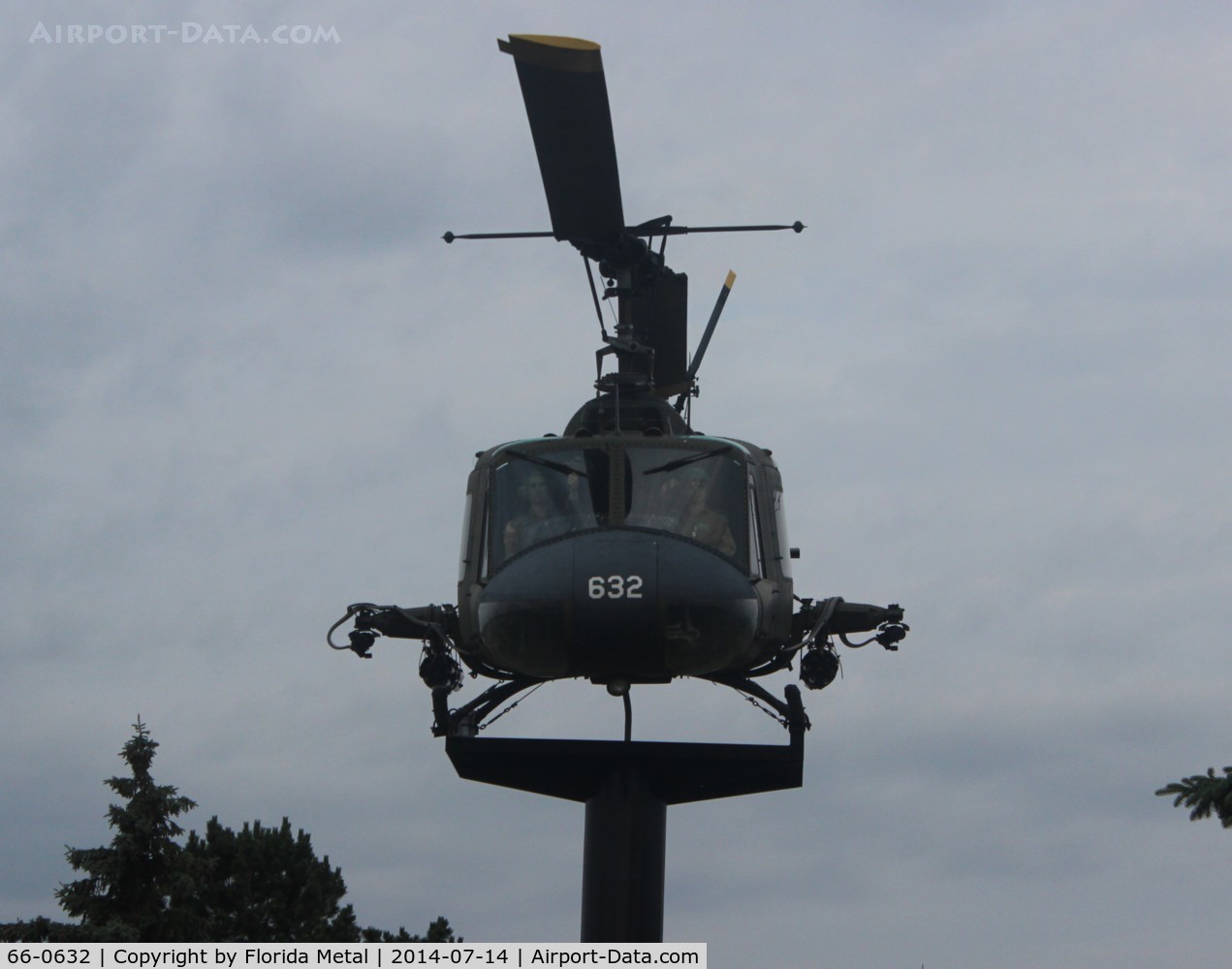 66-0632, 1966 Bell UH-1C Iroquois C/N 1614, UH-1C in Dothan AL