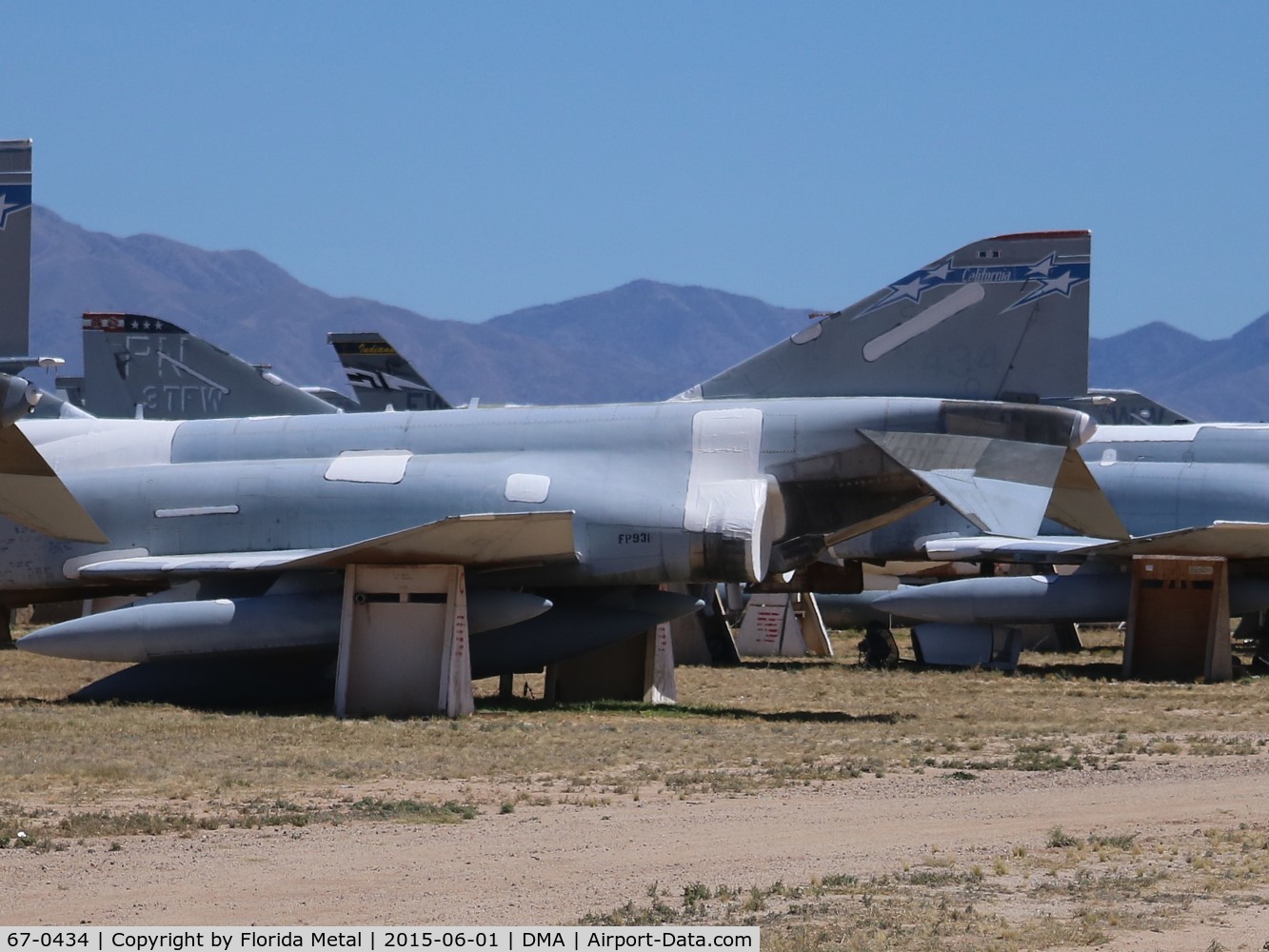 67-0434, 1967 McDonnell Douglas RF-4C Phantom II C/N 2780, RF-4C