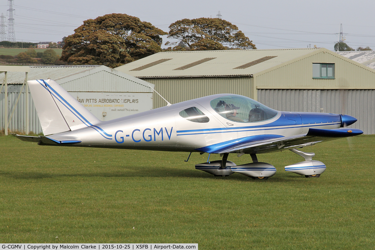 G-CGMV, 2010 Roko Aero NG4 HD C/N 031/2010, Roko Aero NG4 HD at Fishburn Airfield, October 25th 2015.