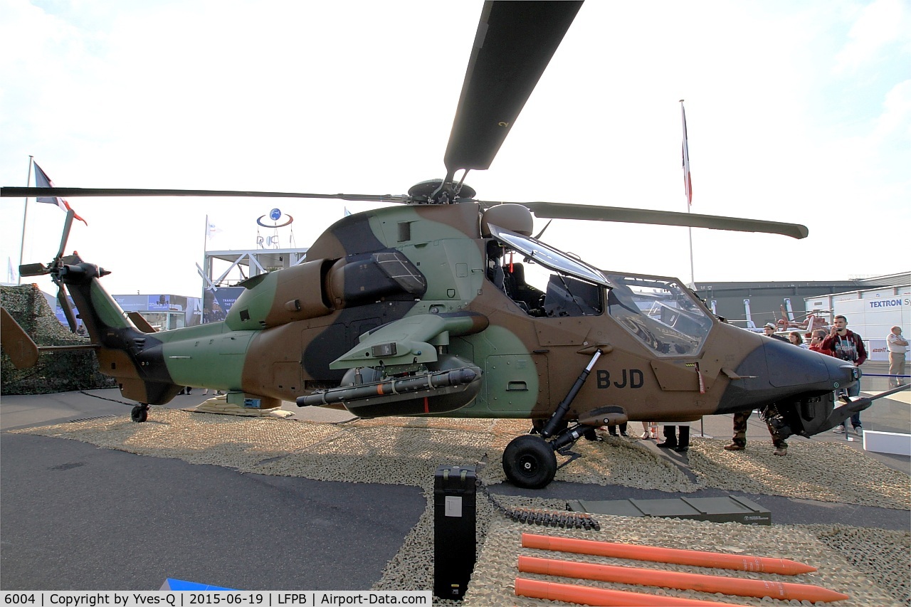 6004, 2013 Eurocopter EC-665 Tigre HAD C/N 6004, Eurocopter EC-665 Tigre HAD, Static display, Paris-Le Bourget (LFPB-LBG) Air show 2015