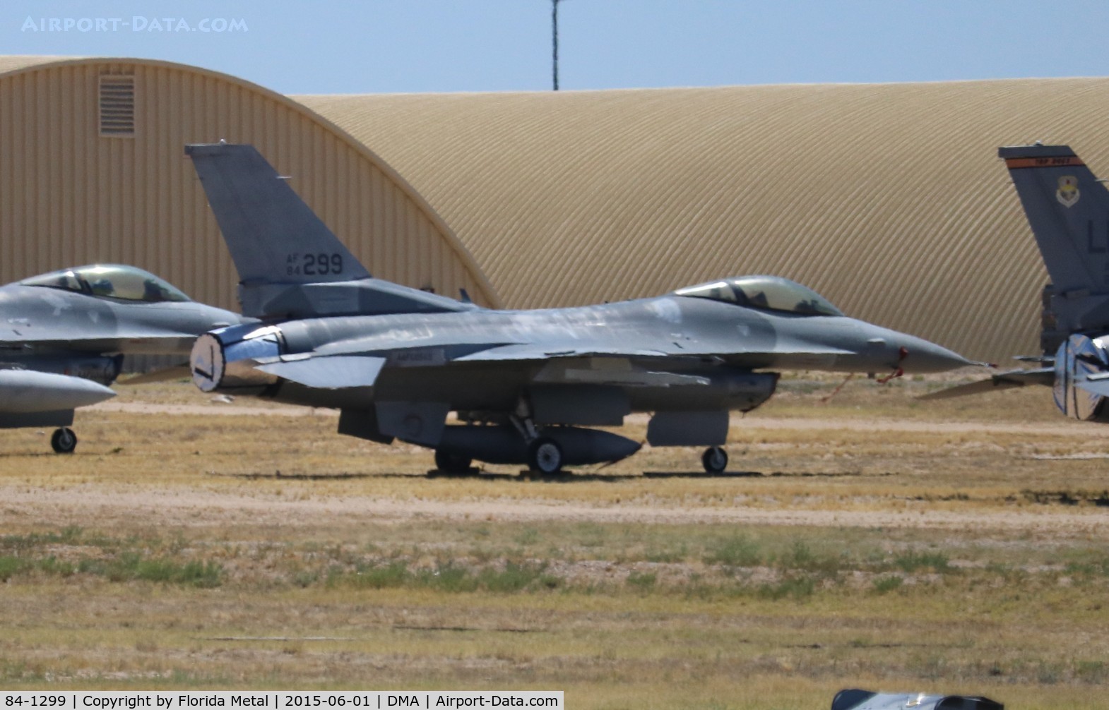 84-1299, 1984 General Dynamics F-16C Fighting Falcon C/N 5C-136, F-16C