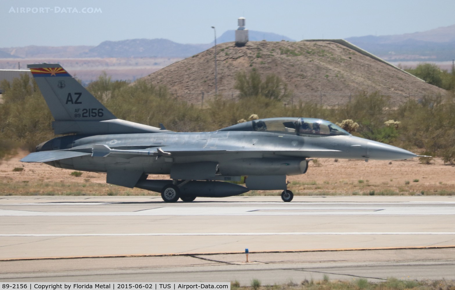 89-2156, General Dynamics F-16D Fighting Falcon C/N 1C-031, F-16D