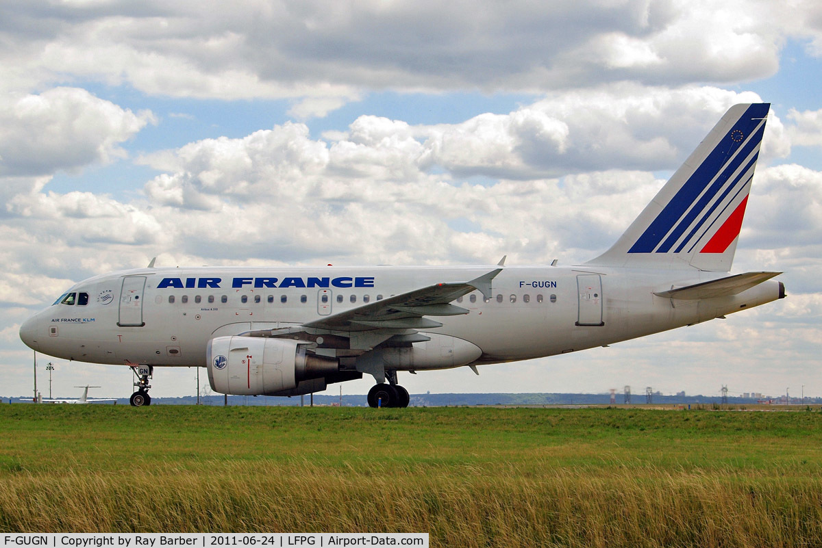 F-GUGN, 2006 Airbus A318-111 C/N 2918, Airbus A318-111 [2918] (Air France) Paris-Charles De Gaulle~F 24/06/2011