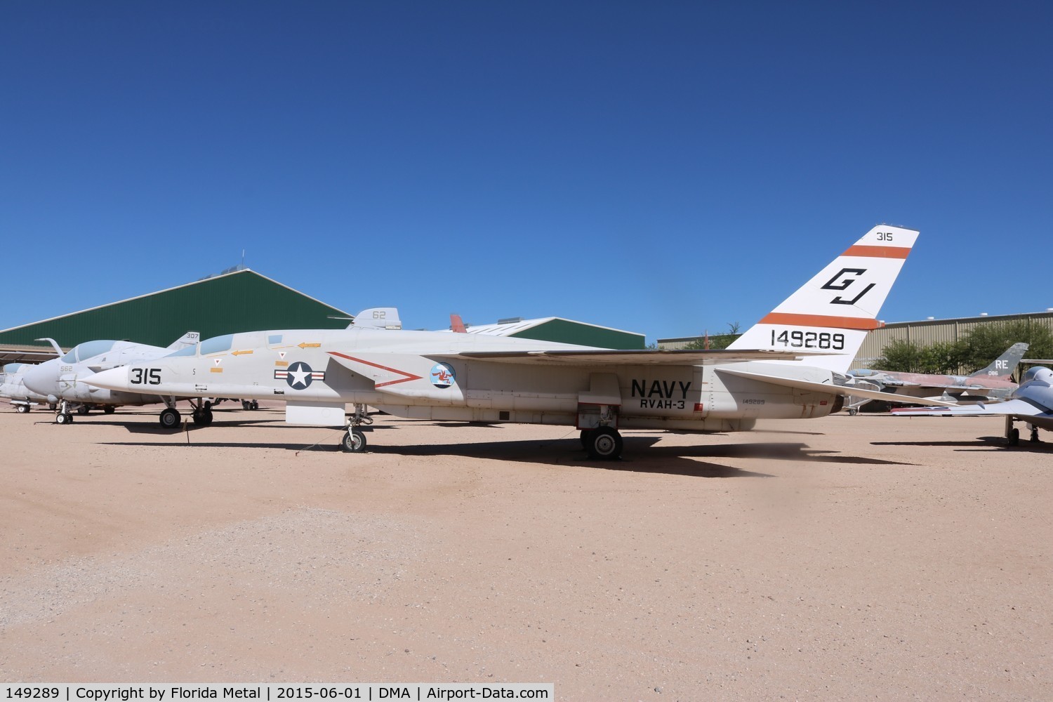 149289, 1962 North American RA-5C Vigilante C/N 269-24 (149289), RA-5C