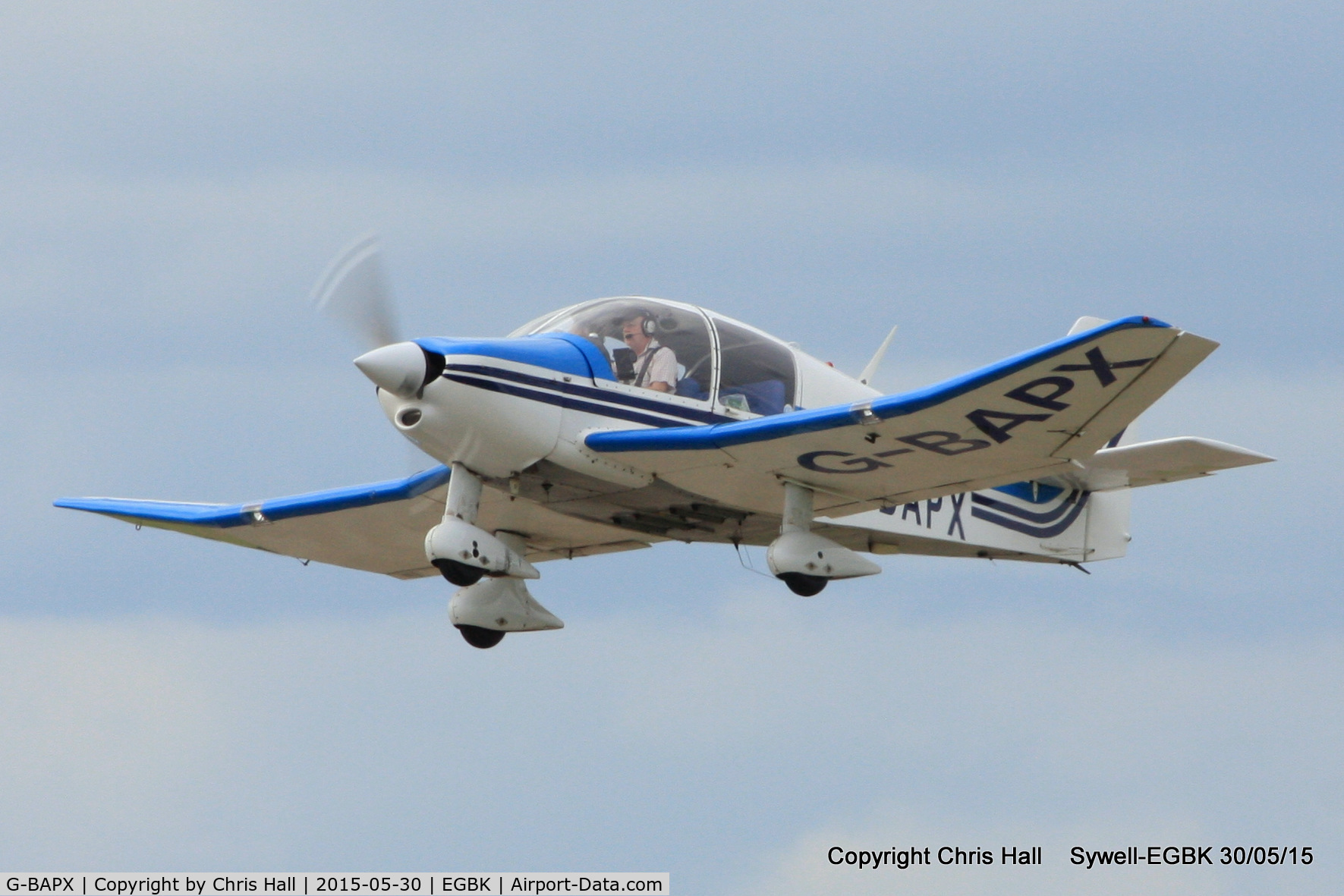 G-BAPX, 1972 Robin DR-400-160 Chevalier C/N 789, at Aeroexpo 2015