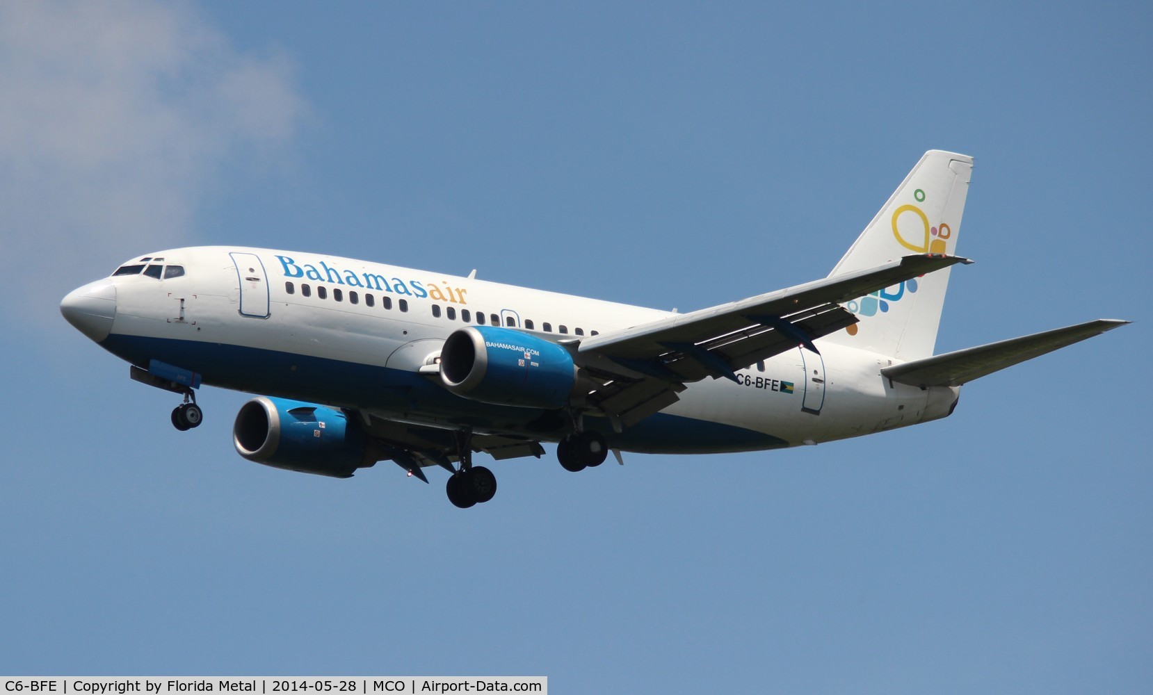 C6-BFE, 1993 Boeing 737-5H6 C/N 26450, Bahamas Air