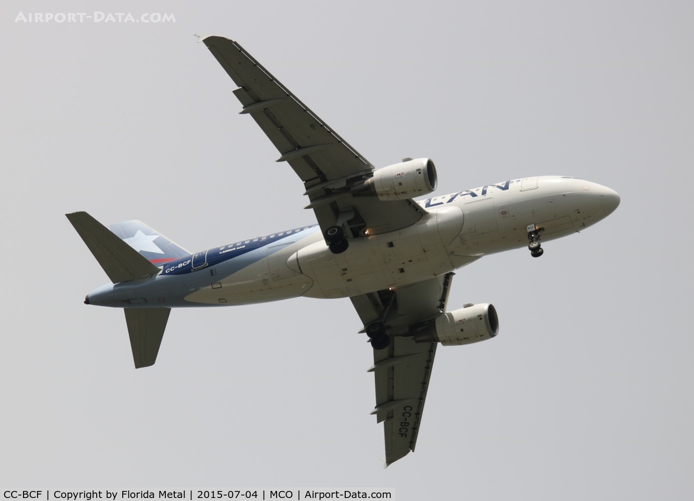 CC-BCF, 2012 Airbus A319-112 C/N 5097, LAN A319
