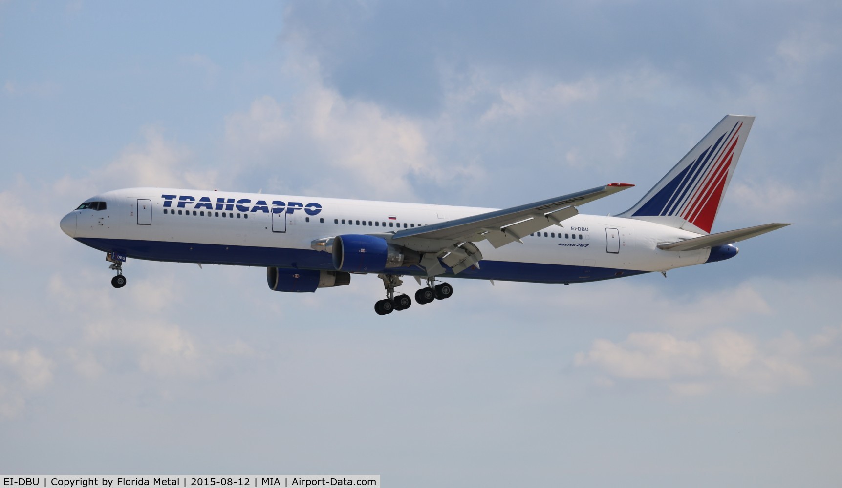 EI-DBU, 1991 Boeing 767-37E/ER C/N 25077, Transaero