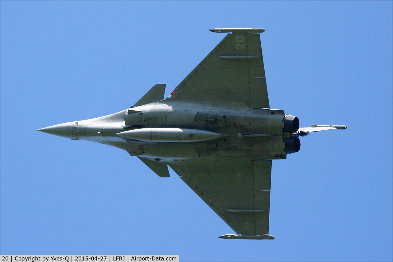 20, Dassault Rafale M C/N 20, Dassault Rafale M, Break over Landivisiau Naval Air Base (LFRJ)