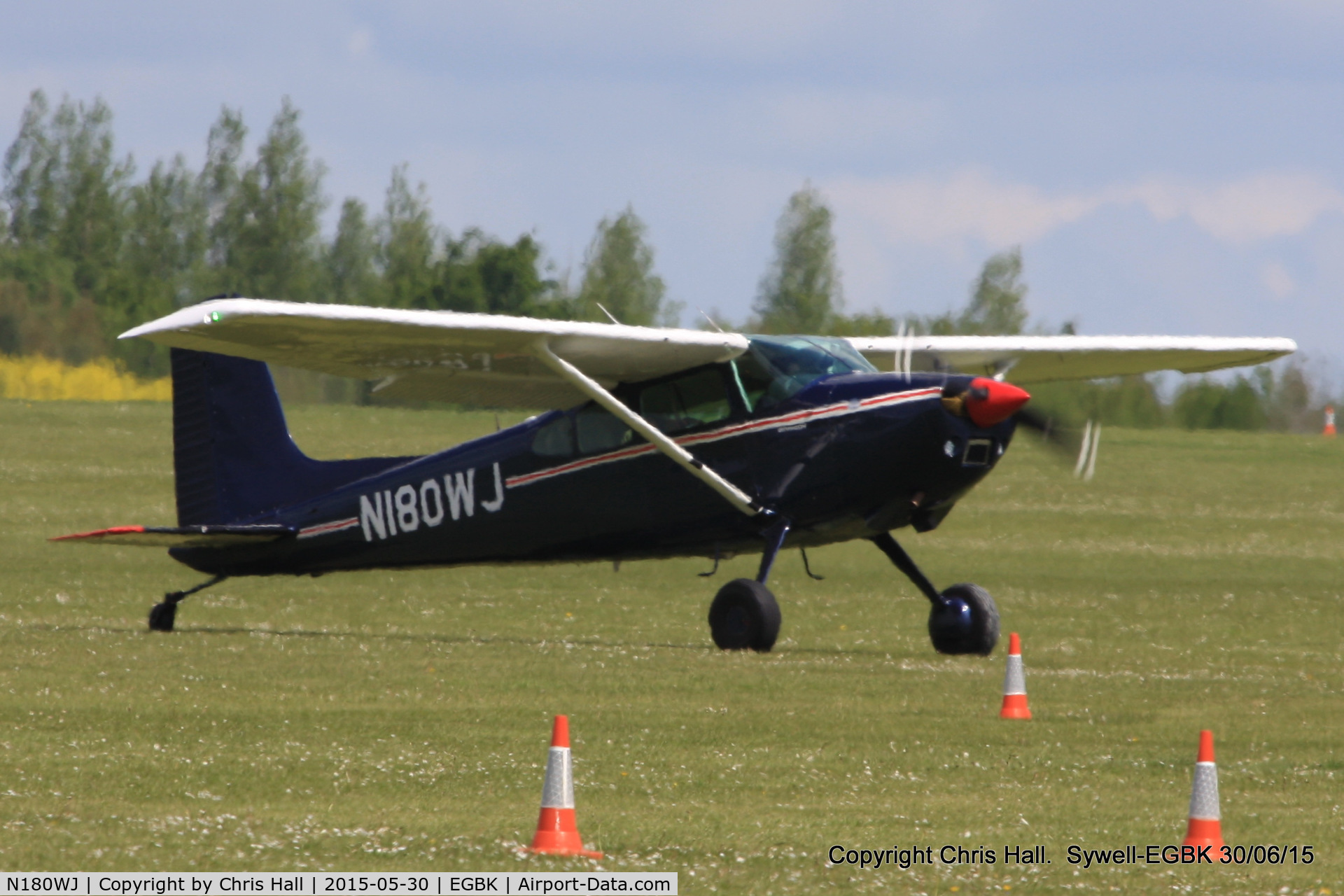N180WJ, 1977 Cessna 180K Skywagon C/N 18052873, at Aeroexpo 2015
