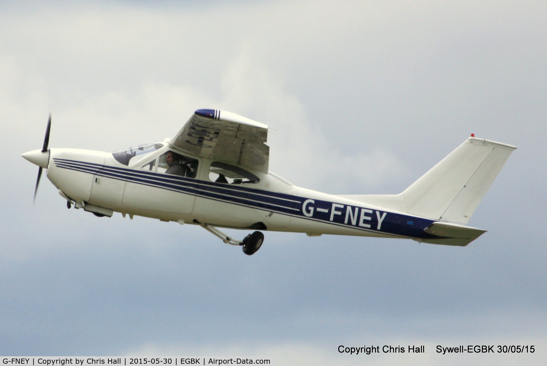 G-FNEY, 1972 Reims F177RG Cardinal RG C/N 0059, at Aeroexpo 2015