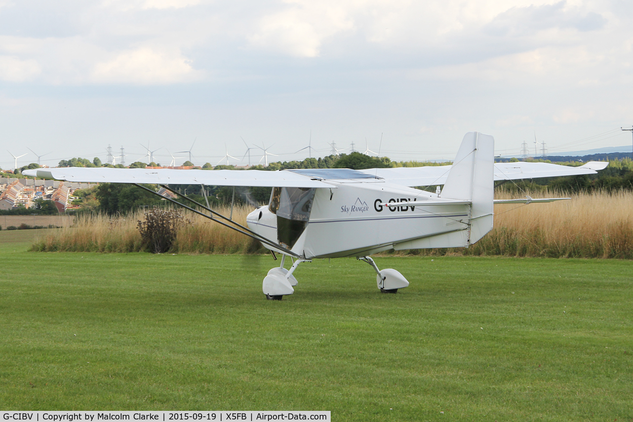 G-CIBV, 2013 Skyranger Swift 912S(1) C/N BMAA/HB/640, Skyranger Swift 912S(1) at Fishburn Airfield, September 19th 2015.