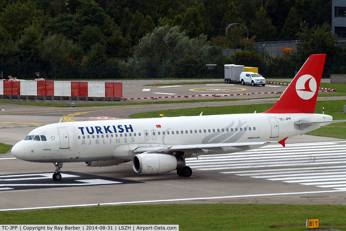 TC-JPP, 2008 Airbus A320-232 C/N 3603, Airbus A320-232 [3603] (THY Turkish Airlines) Zurich~HB 31/08/2014